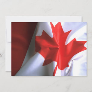 Invitation du drapeau canadien