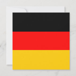 Invitation du drapeau de l'Allemagne