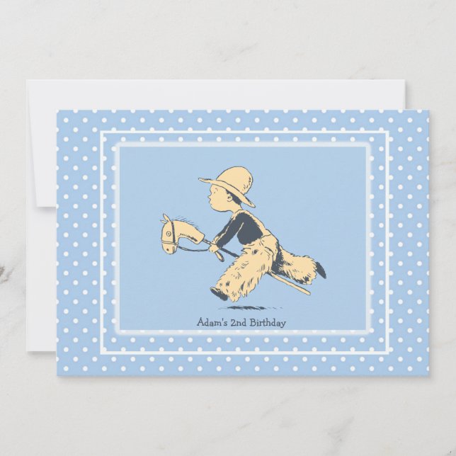 Invitation du garçon en jeu (Devant)