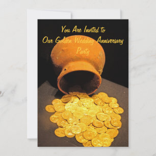 Invitation du Golden Coins Party