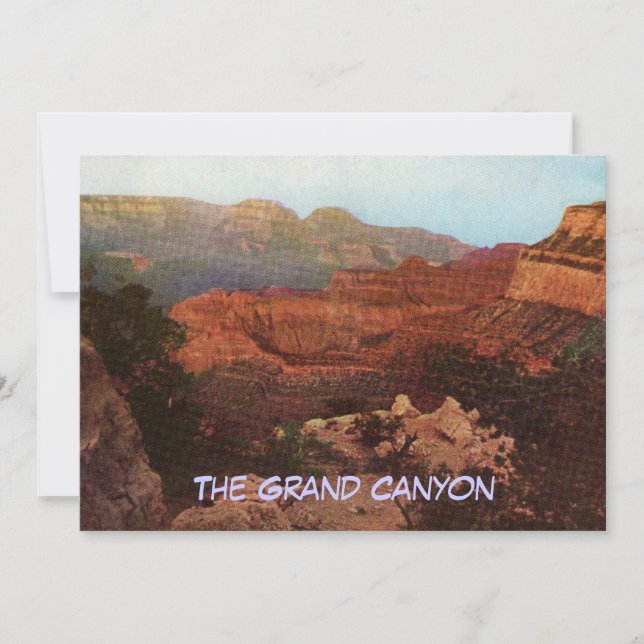 Invitation du Grand Canyon Party (Devant)