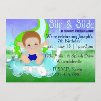 Invitation du groupe Boys Waterslide