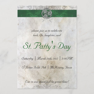 Invitation du groupe Celtic Knot Triskelion GreenB