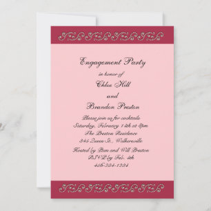 Invitation du groupe de l'engagement Pink and Pear
