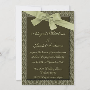 Invitation du groupe d'engagement Olive Green Ribb