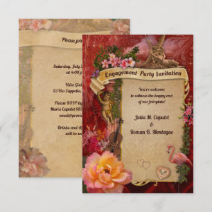 Invitation du groupe d'engagement romantique