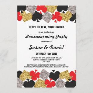 Invitation du Houseclimate Party Las Vegas Casino 