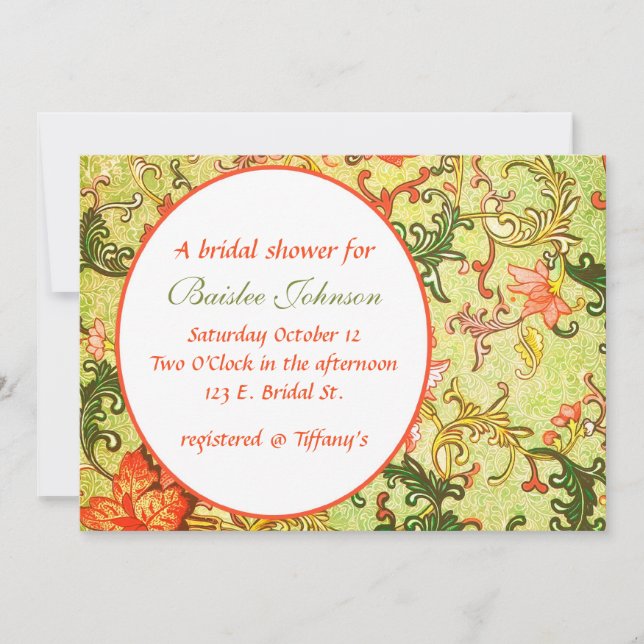 Invitation du Jardin de Baislee (Devant)