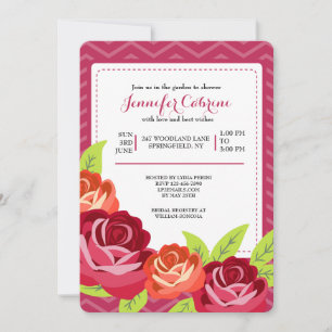 Invitation du jardin de roses
