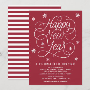 Invitation du Jour de l'An à la fête de la Réveill