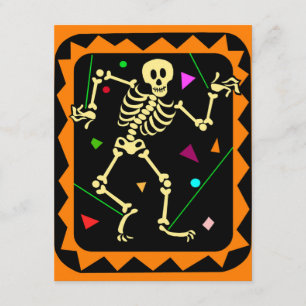 Invitation du KRW Skeleton Celebration Halloween P