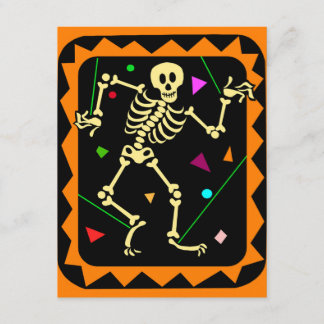 Invitation du KRW Skeleton Celebration Halloween P
