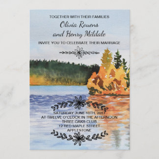 Invitation du lac d'automne