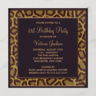 Invitation du Leopard 21e anniversaire