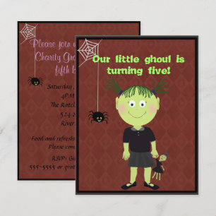 Invitation du Little Ghoul Party