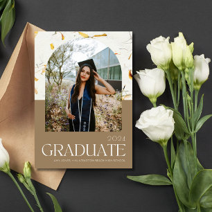 Invitation du Lycée Arch Photo Graduation Party