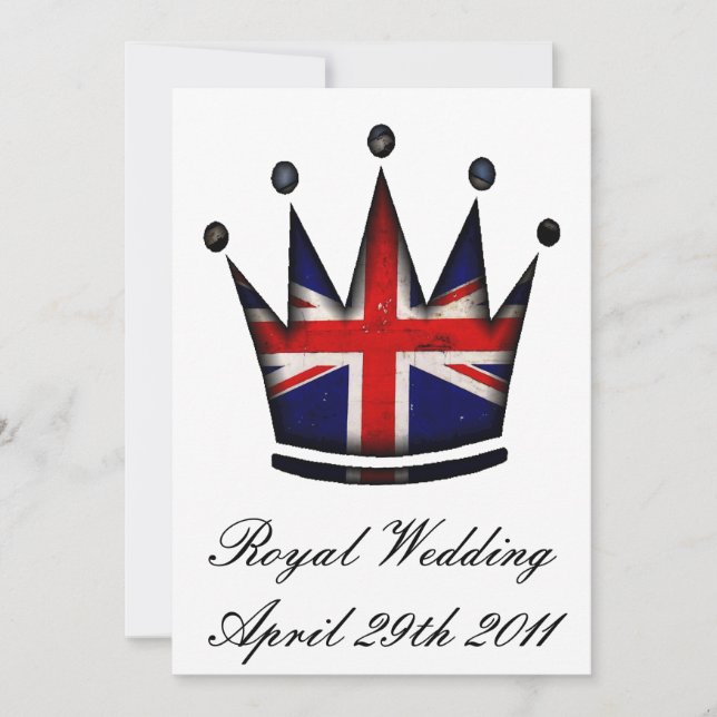 Invitation du mariage royal (Devant)