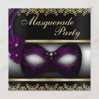 Invitation du Masquerade Party