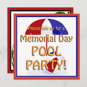 Invitation du Memorial Day Pool
