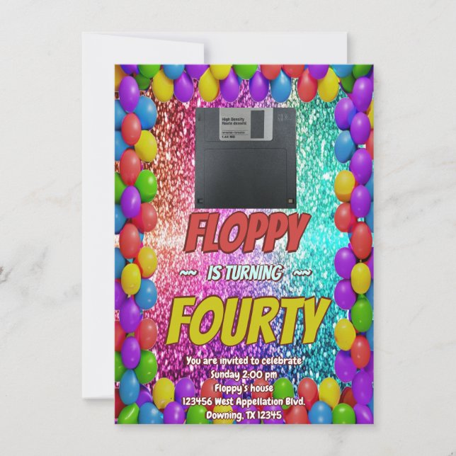 invitation du Mixtape Throwback des années 80 rétr (Devant)