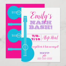 Invitation du Nashville/Austin Bachelorette Party