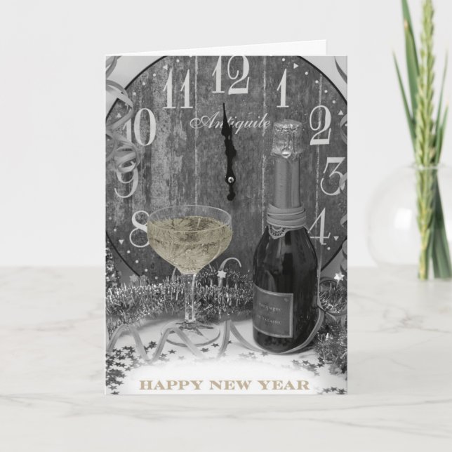 Invitation du Nouvel An (Devant)