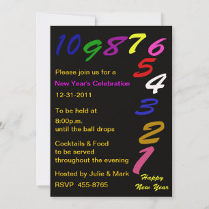 Invitation du Nouvel An