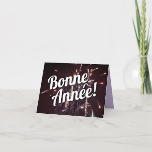 Invitation du Nouvel An en français