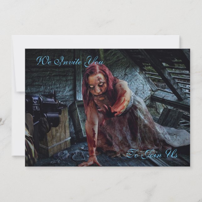 Invitation du parti Apocalypse Zombie (Devant)