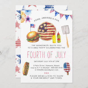 Invitation du parti BBQ du 4 juillet