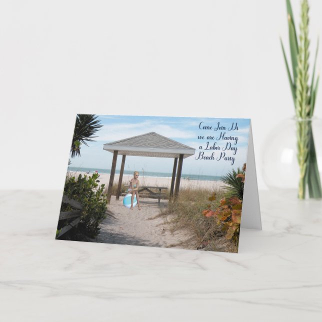 Invitation du Parti de la Plage de la Fête du Trav (Devant)