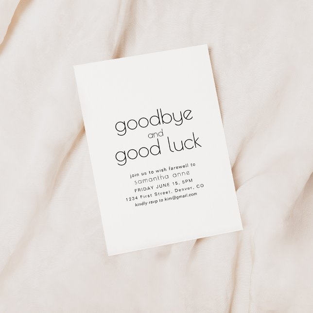 Invitation du Parti de la retraite au revoir et à  (Créateur téléchargé)