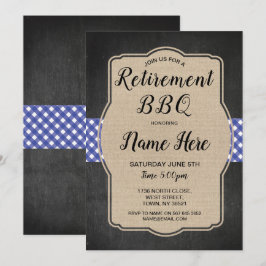 Invitation du Parti de la retraite Bleu En vichy B