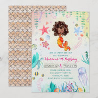Invitation du Parti de la sirène afro-américaine