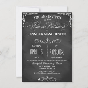 Invitation du Parti de la typographie du tableau n