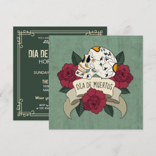Invitation du parti Dia de los Muertos