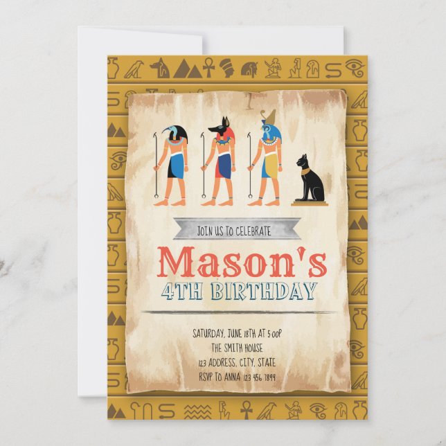 Invitation du parti égyptien Allure (Devant)