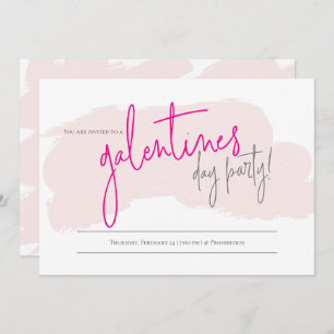 Invitation du parti Galentines   Saint Valentin