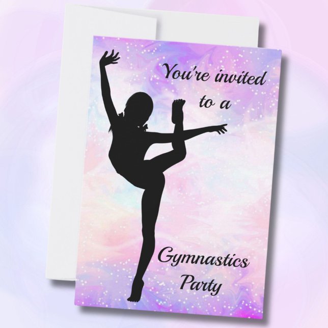 Invitation du parti Gymnastique (Créateur téléchargé)