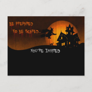 Invitation du parti Halloween