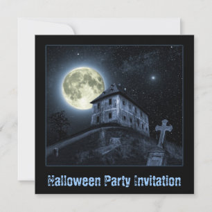 Invitation du parti Halloween