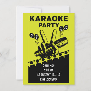 Invitation du parti Karaoke