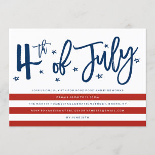 Invitation du Parti moderne du 4 juillet