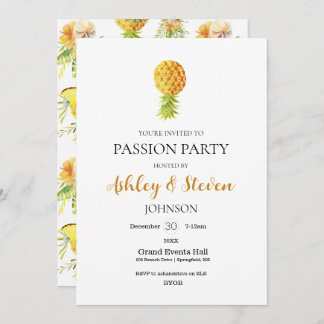 Invitation du parti Passion simpliste