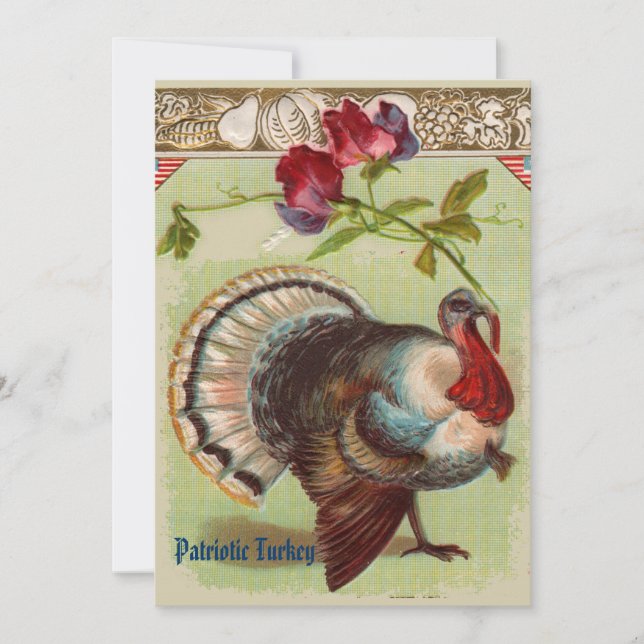 Invitation du Parti patriotique turc (Devant)