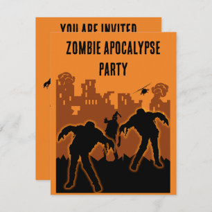 Invitation du parti Zombie Apocalypse