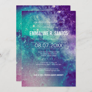Invitation du Pastel Galaxy Graduation Party