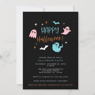 Invitation du Pastel Halloween Party