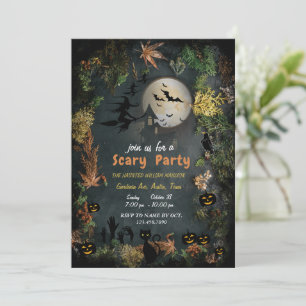 Invitation du planificateur de nuit des sorcières 