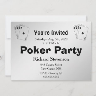 Invitation du Poker Party